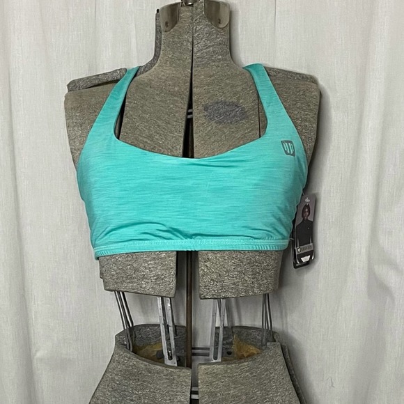 Eleven by Venus Blue-Green Perfect Set Racerback Bra with Removable Padding Sz M - Picture 14 of 14